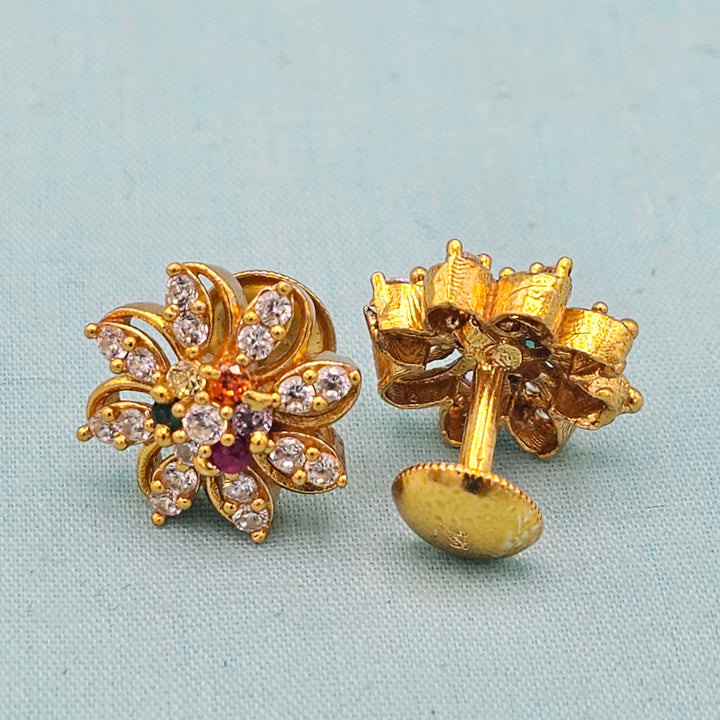 Small Navratna Studs