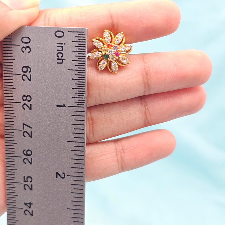 Small Navratna Studs