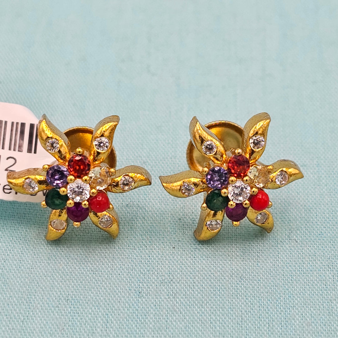 Small Navratna Studs