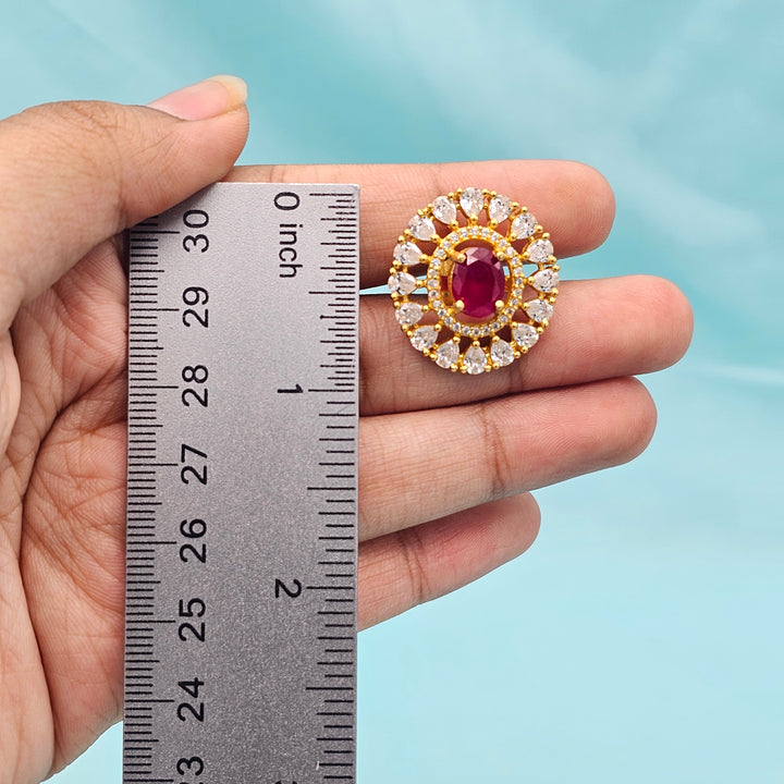 CZ Ruby Studs
