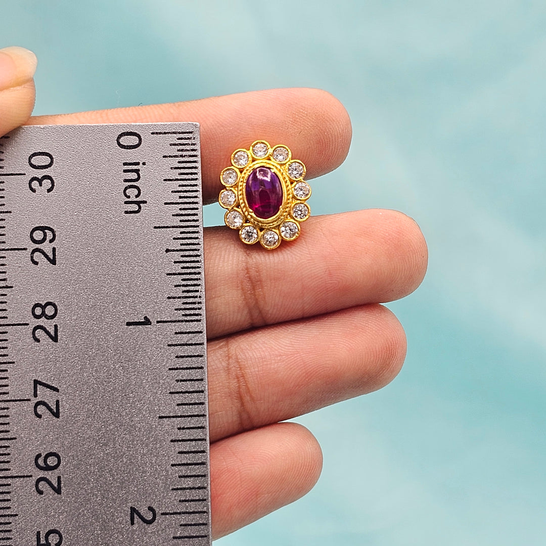 CZ Ruby Studs