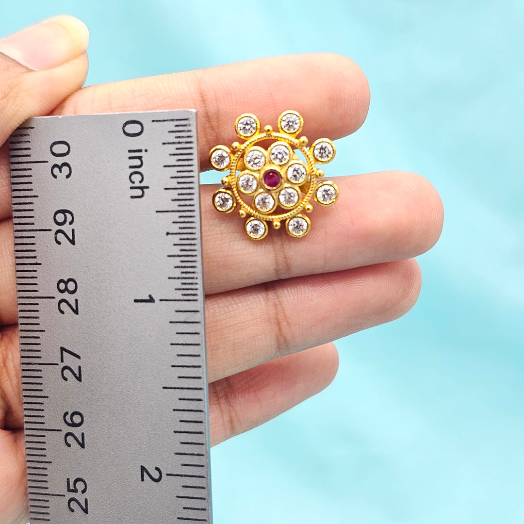 CZ Ruby Studs