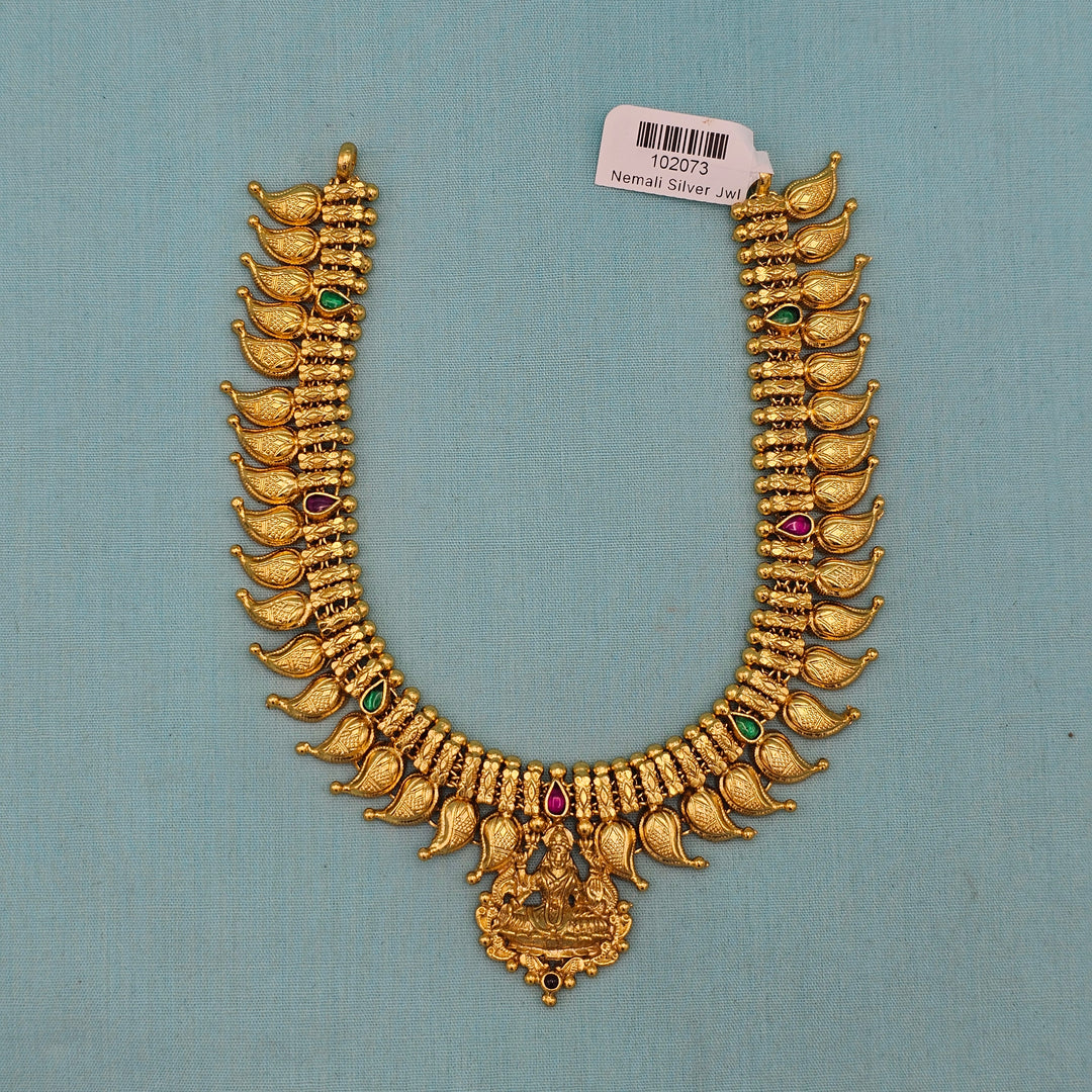 Short Mango temple necklace