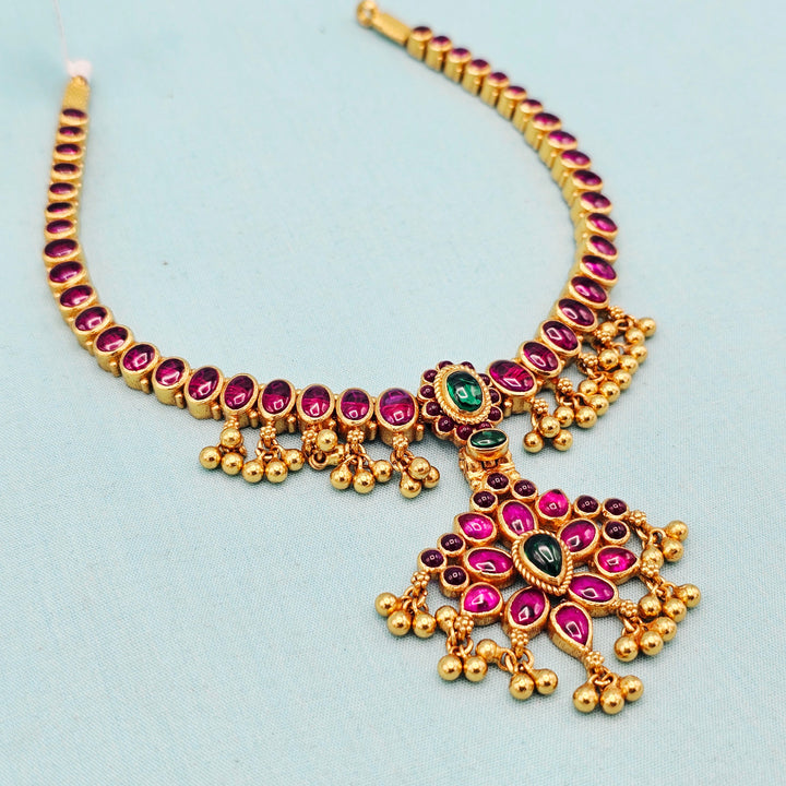 Pink Short Necklace