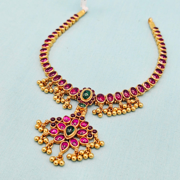 Pink Short Necklace