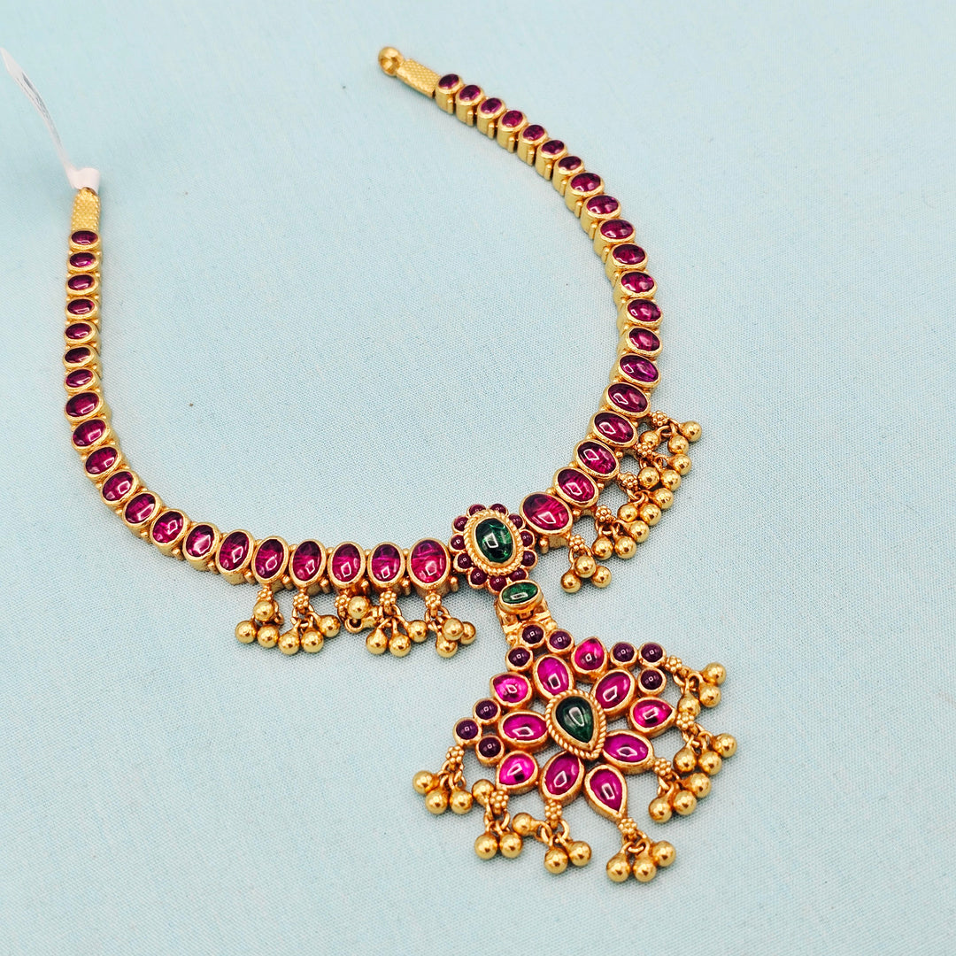 Pink Short Necklace