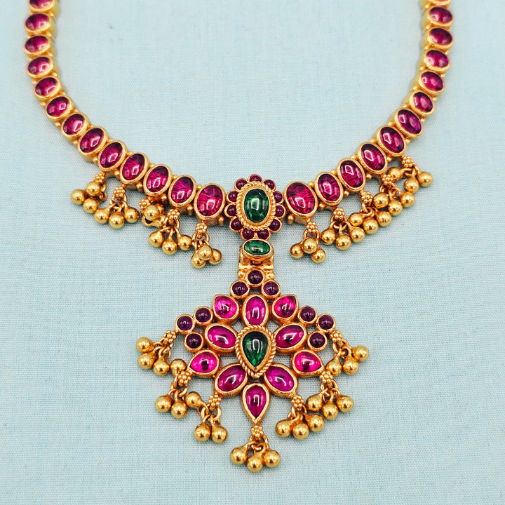 Pink Short Necklace