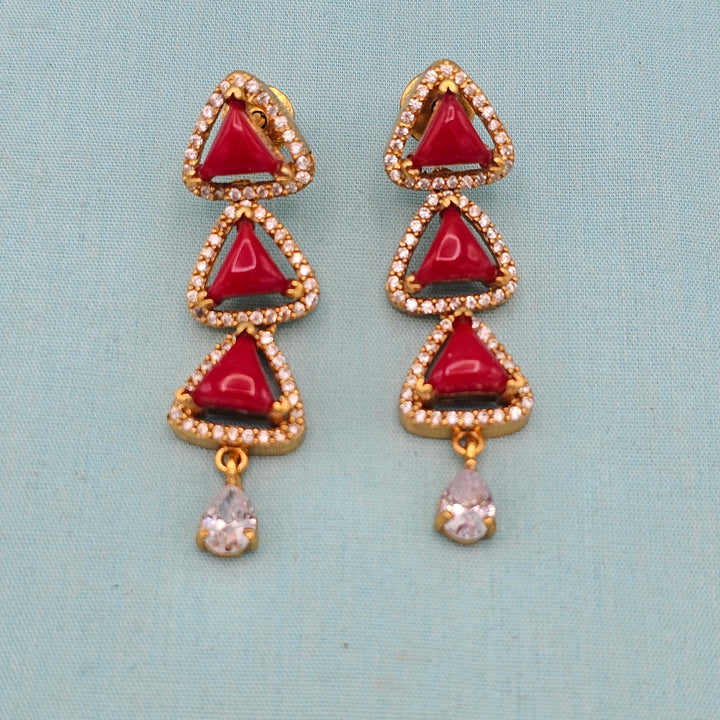 Short Coral necklace set