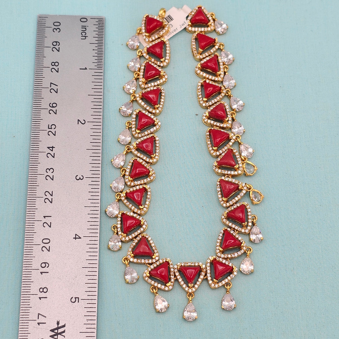 Short Coral necklace set