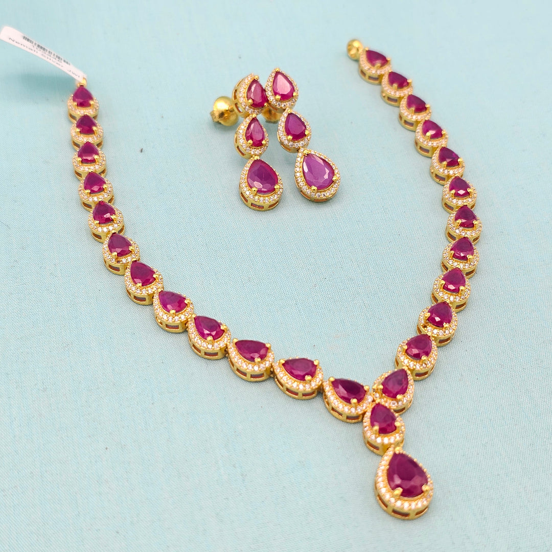 Pink Short Necklace
