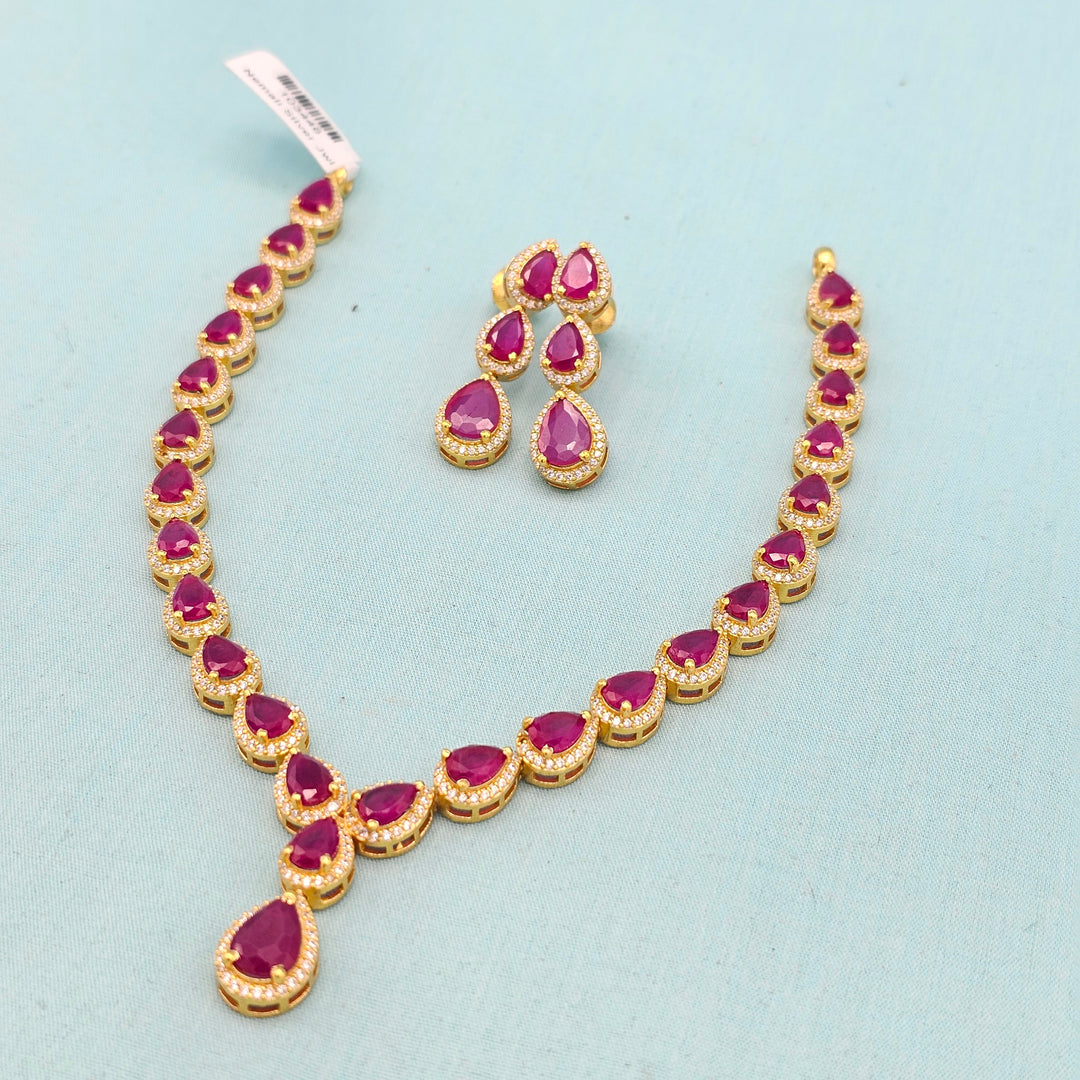 Pink Short Necklace