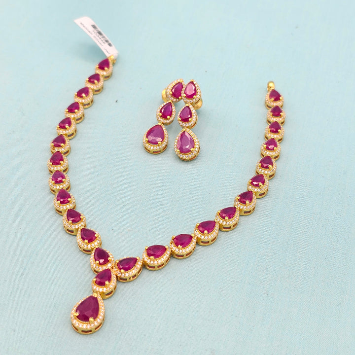 Pink Short Necklace