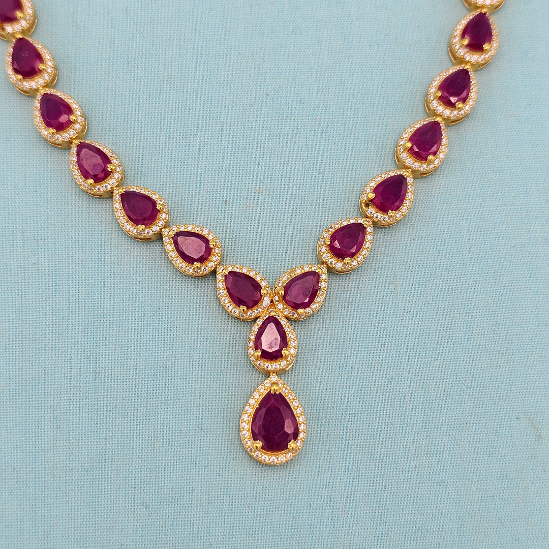 Pink Short Necklace