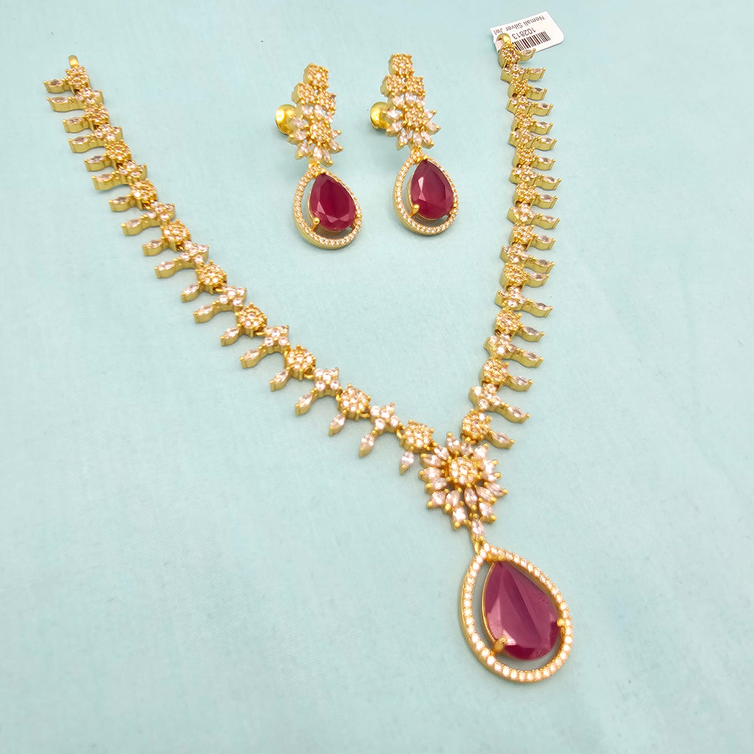 Pink Short Necklace