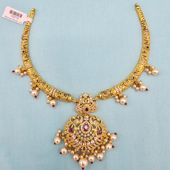 Pink CZs Silver Kantey