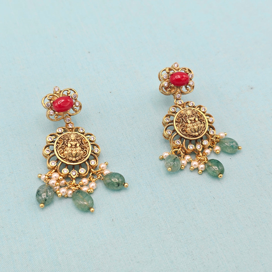 Short Coral Necklace set