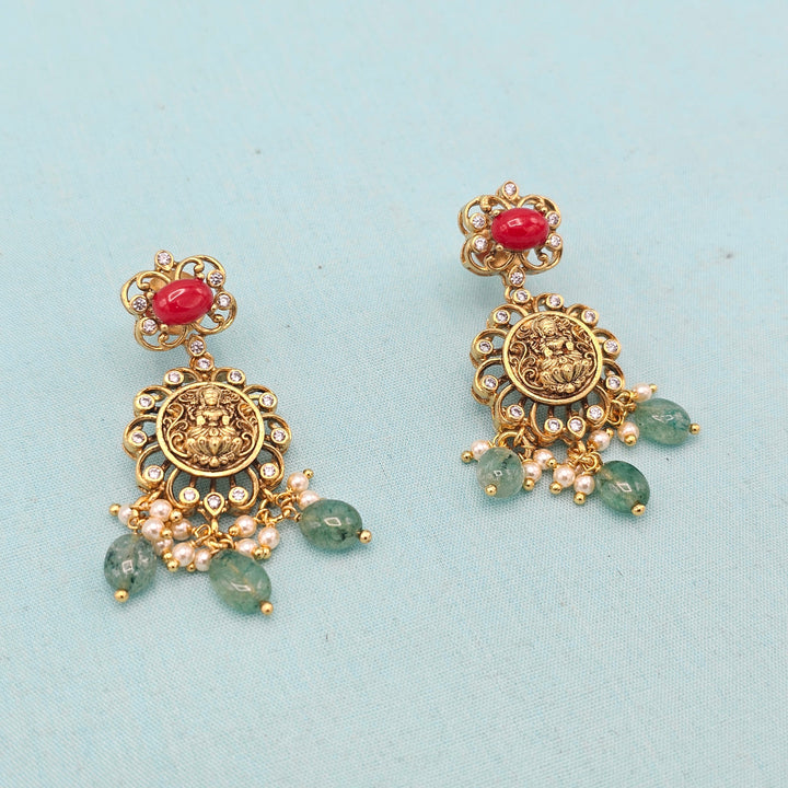 Short Coral Necklace set