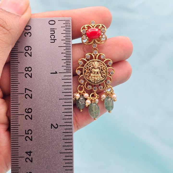 Short Coral Necklace set
