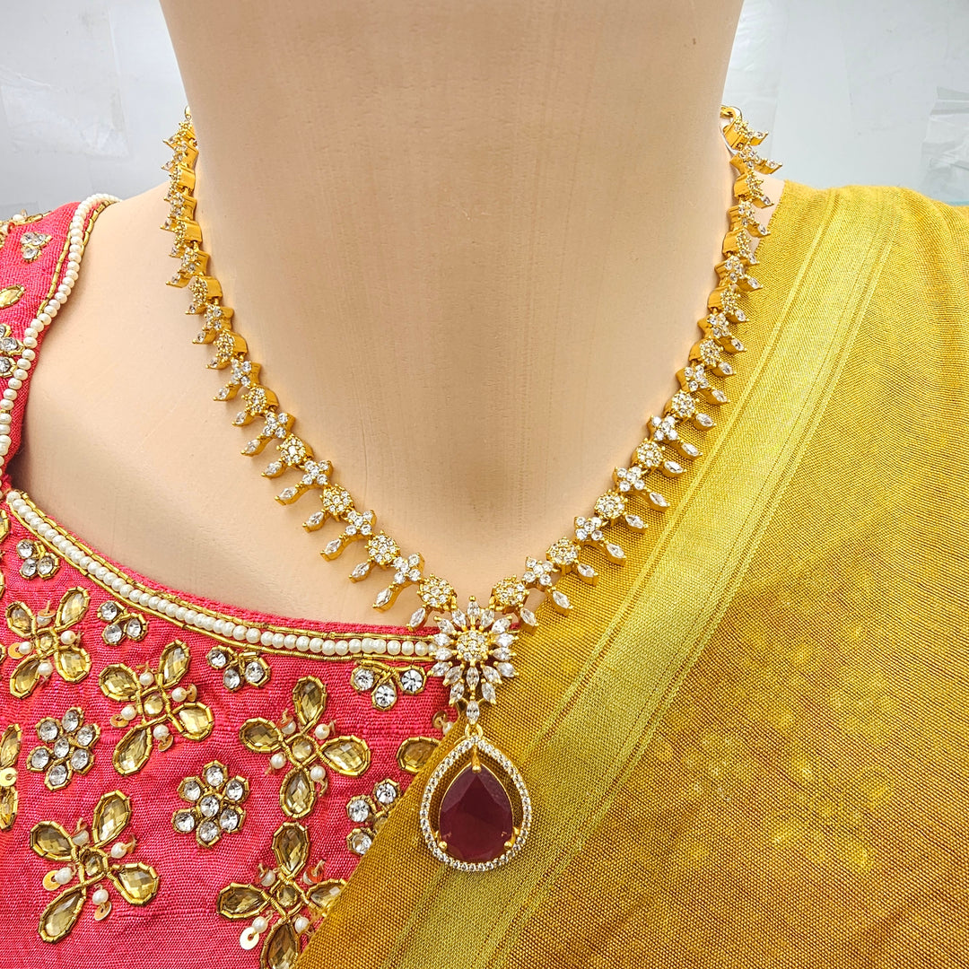 Pink Short Necklace