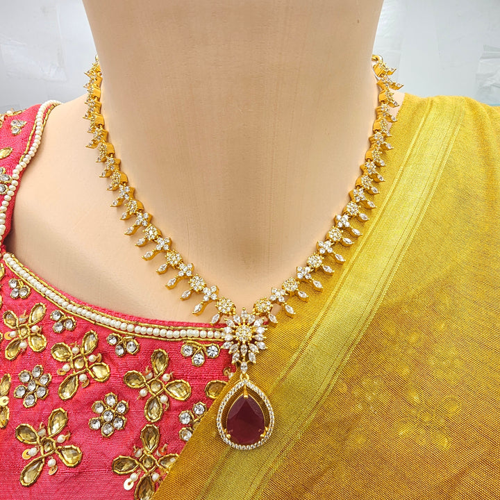 Pink Short Necklace