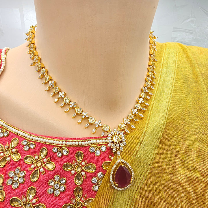 Pink Short Necklace