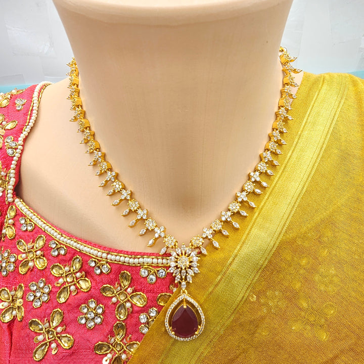 Pink Short Necklace