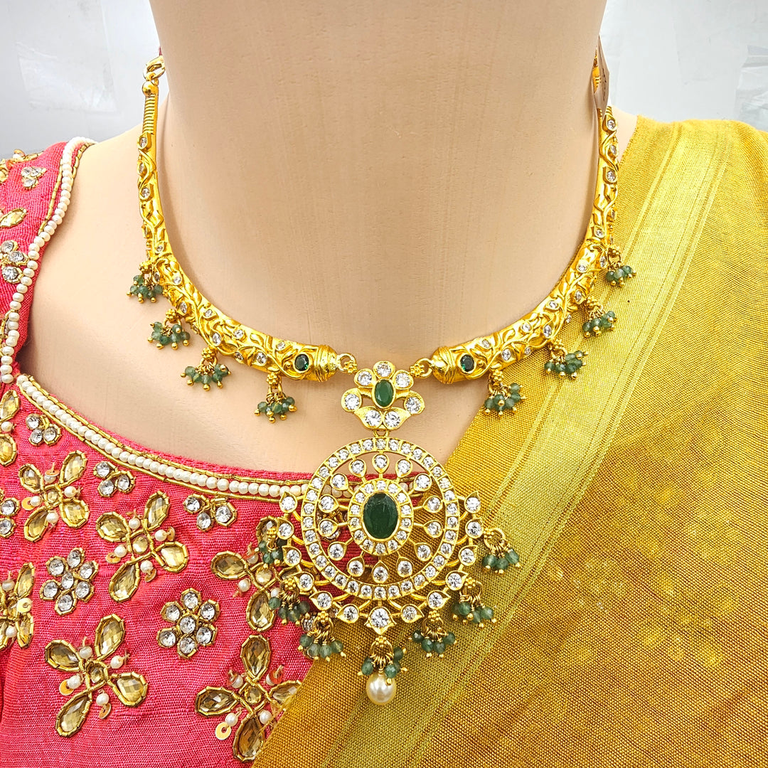 Green kantey Necklace