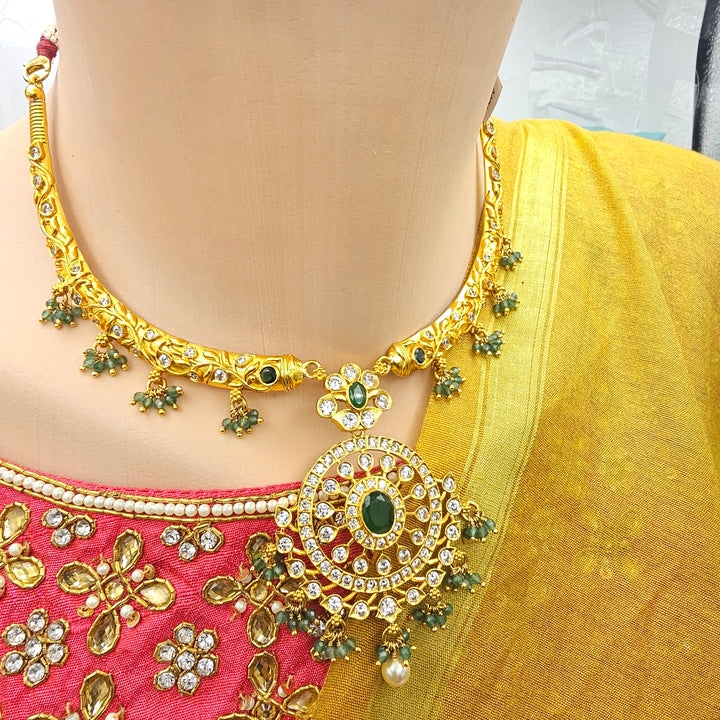 Green kantey Necklace