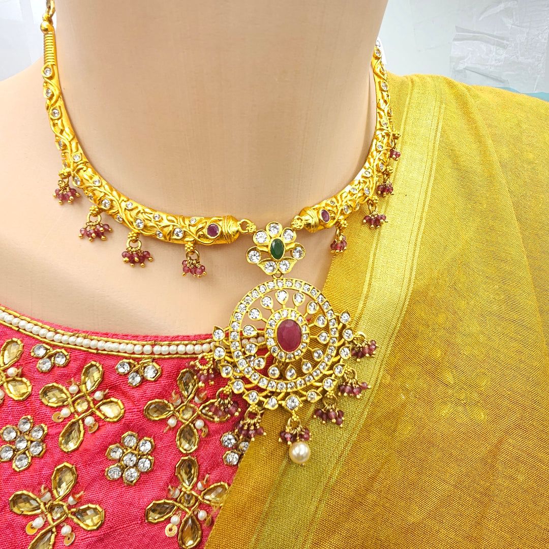Pink kantey Necklace