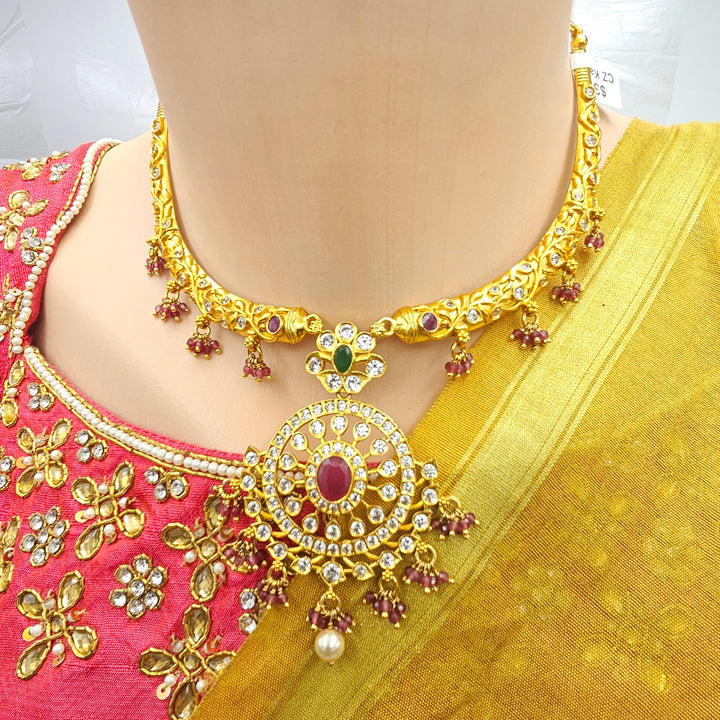 Pink kantey Necklace