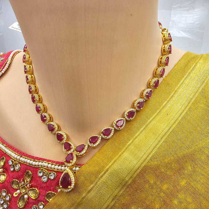 Pink Short Necklace