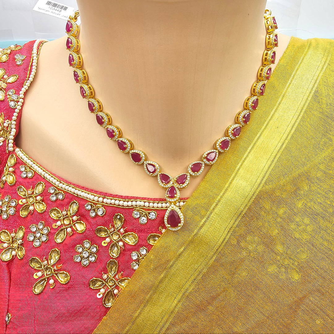 Pink Short Necklace