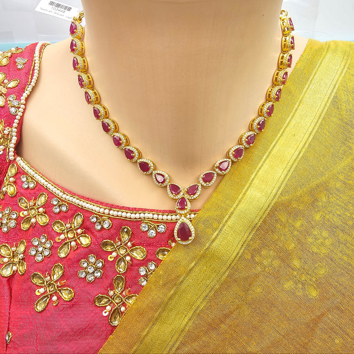 Pink Short Necklace