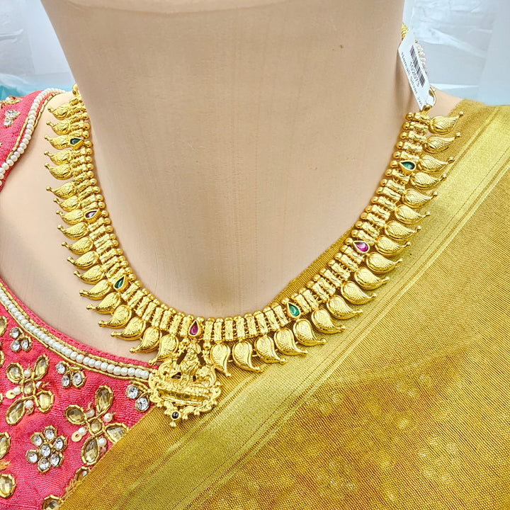 Short Mango temple necklace