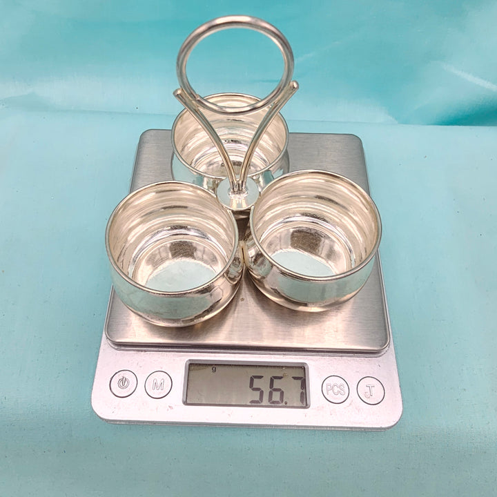 3 Cup Plain Kumkum holder