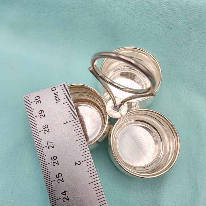 3 Cup Plain Kumkum holder