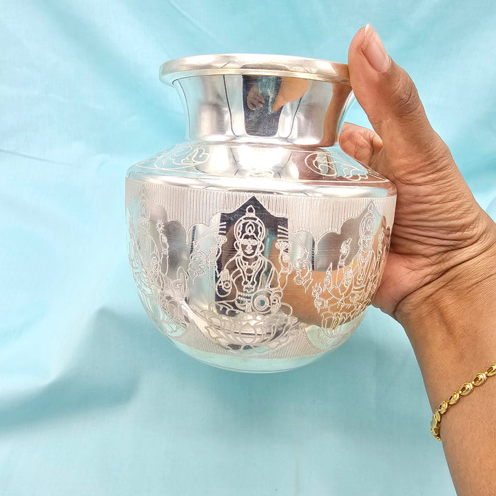 4.5" Ashta laxmi Kalasam