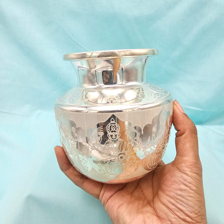 4.5" Ashta laxmi Kalasam