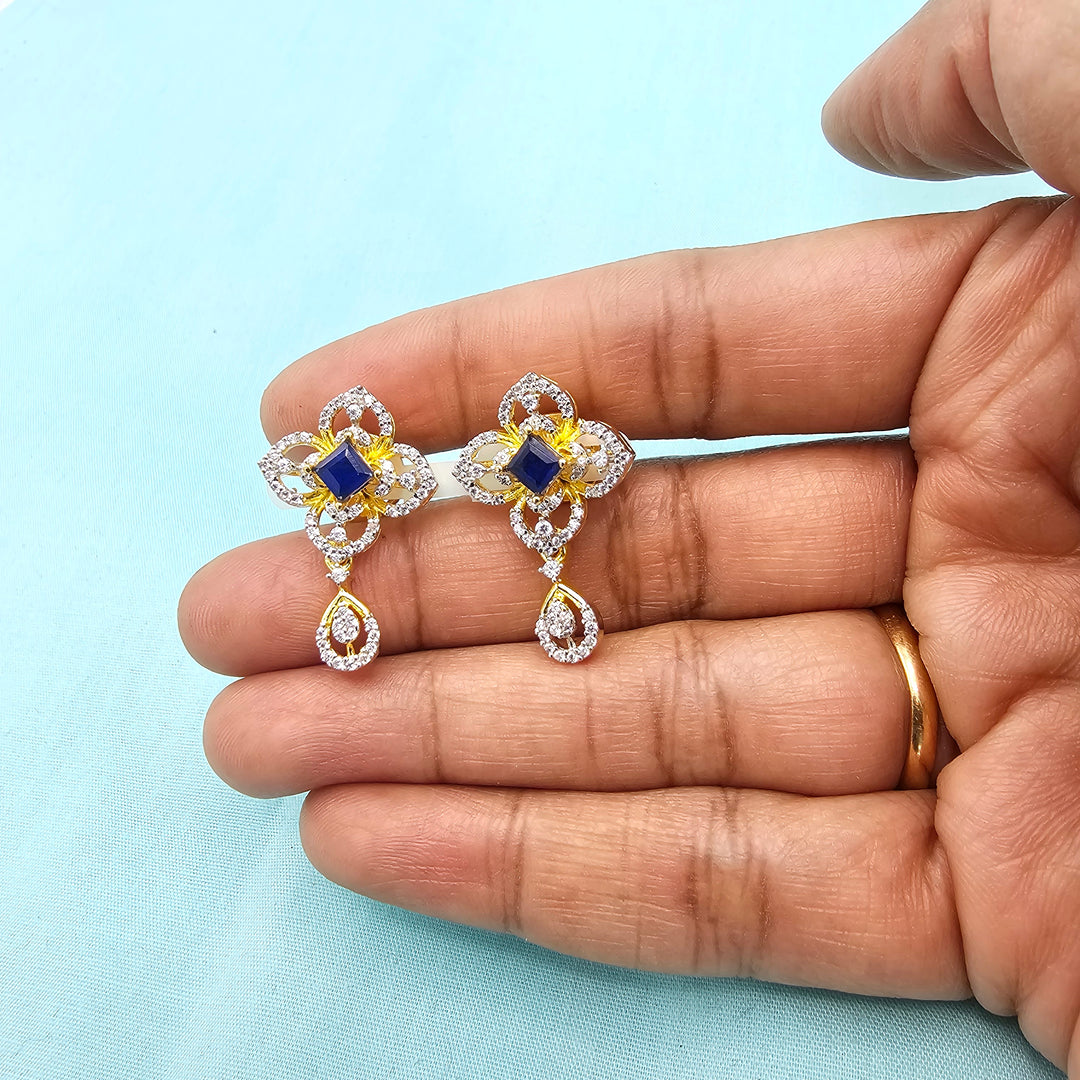 Silver Sapphire necklace