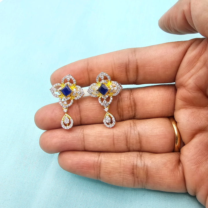 Silver Sapphire necklace