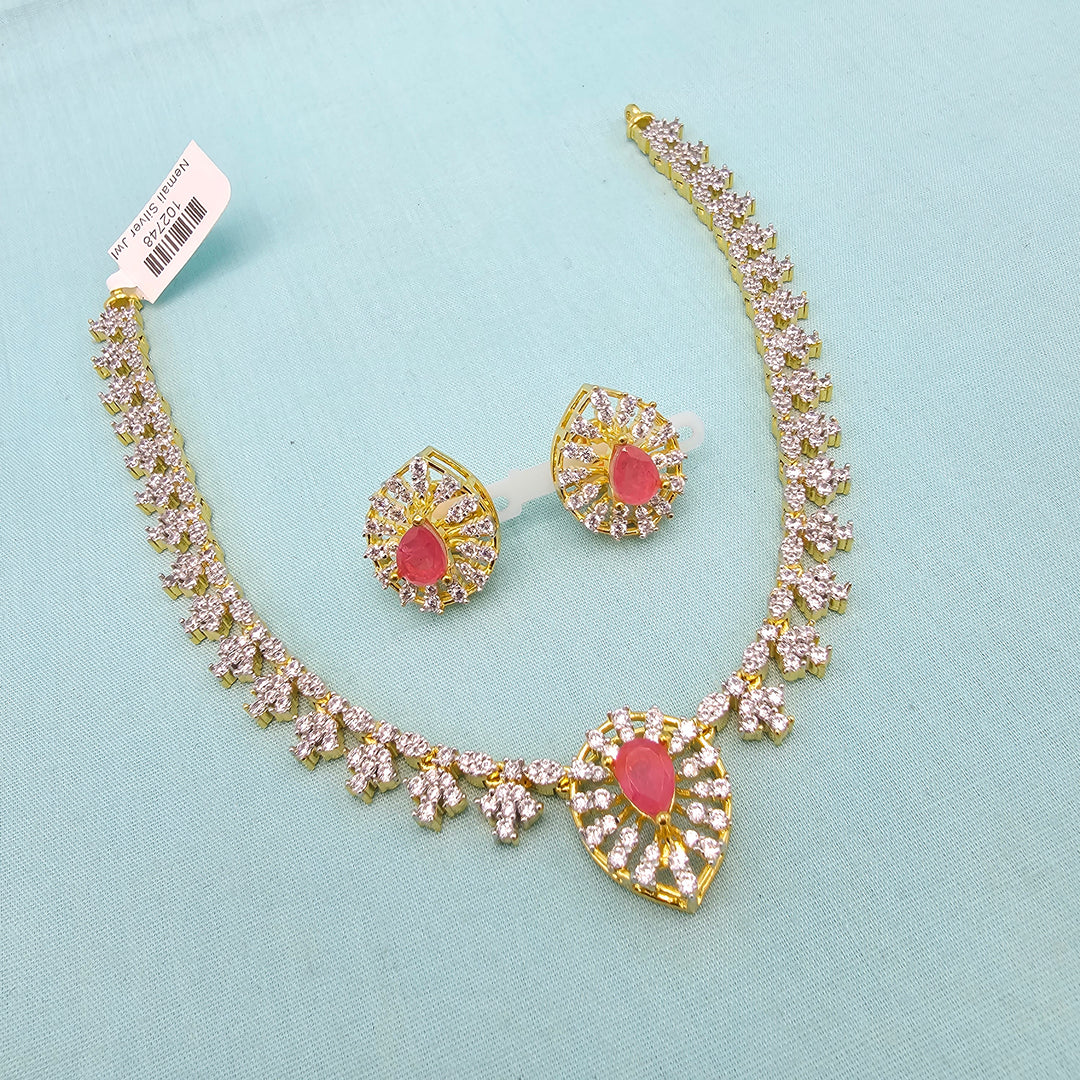 Pink Short diamond set