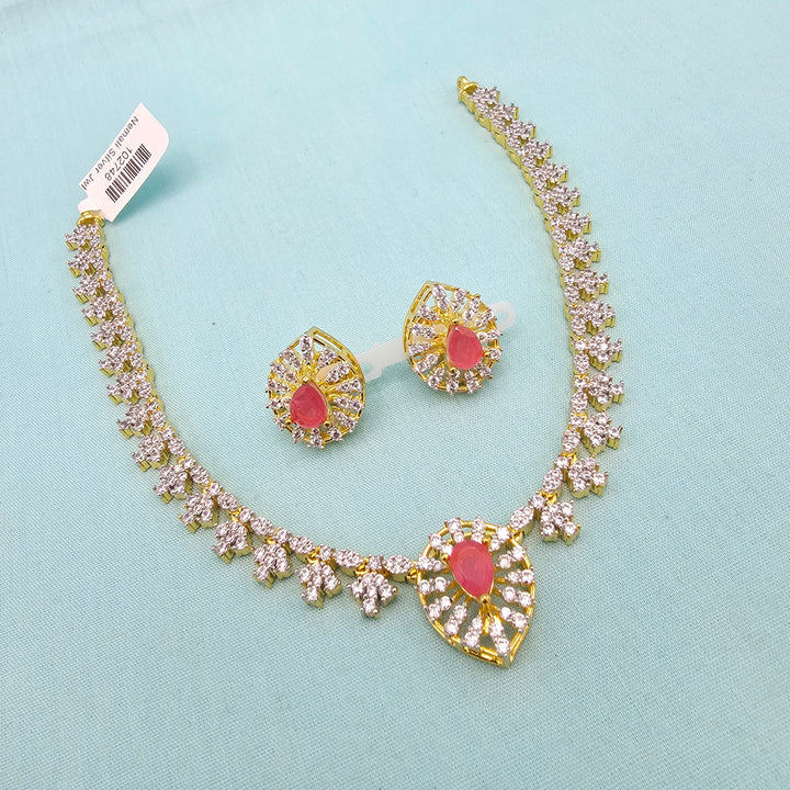 Pink Short diamond set