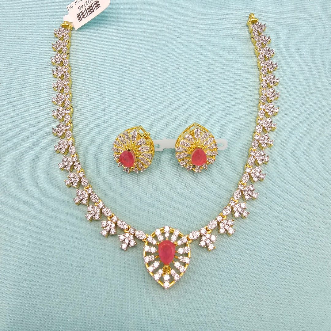 Pink Short diamond set