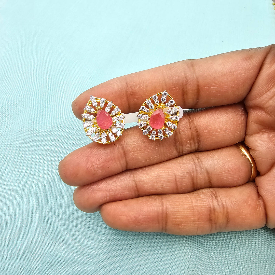 Pink Short diamond set