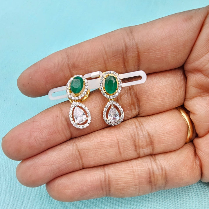 Diamond rep Emerald Set