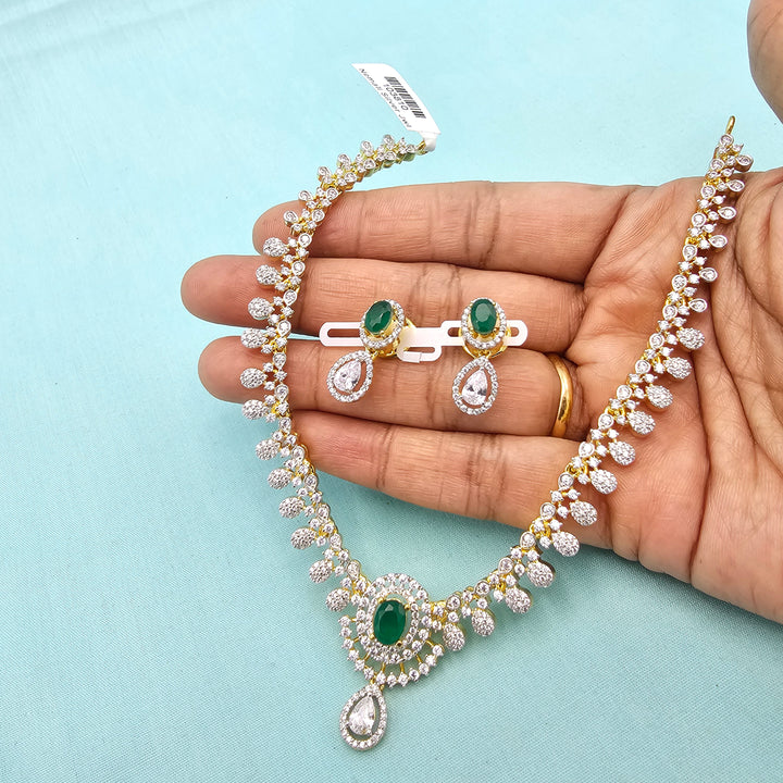 Diamond rep Emerald Set