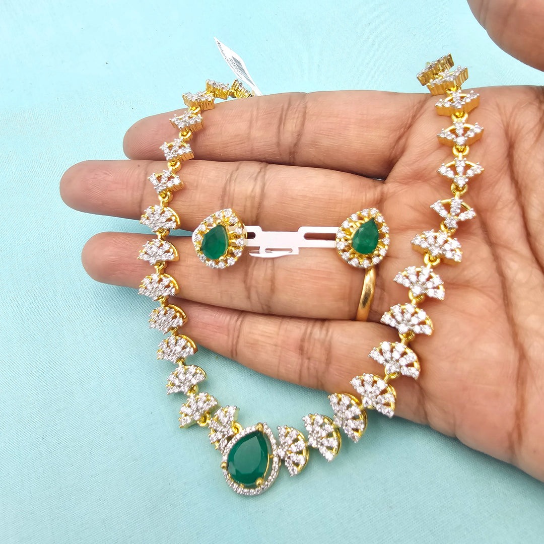 3 layer necklace set