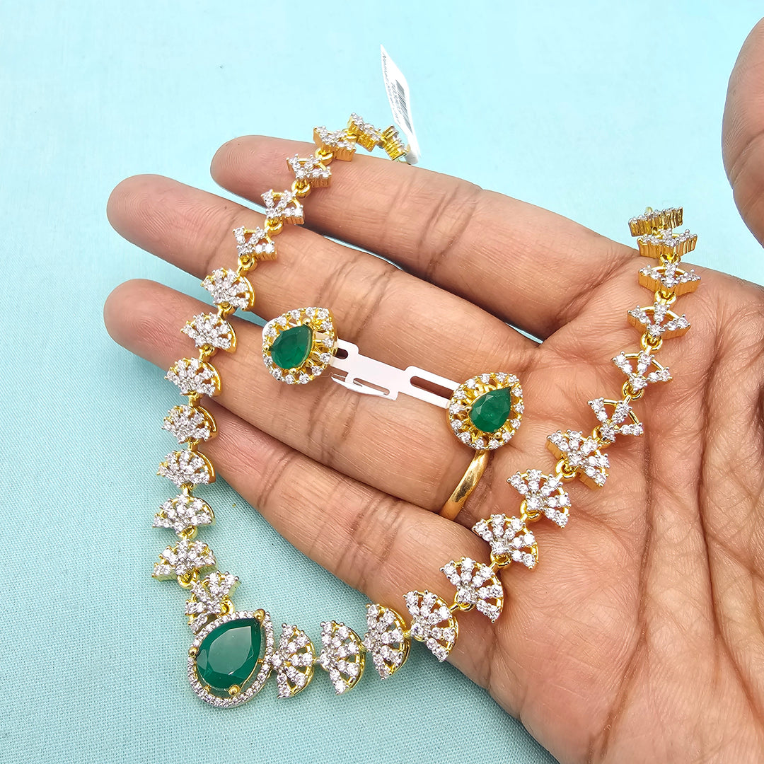 3 layer necklace set
