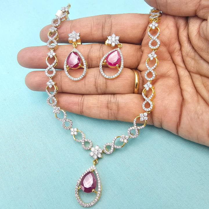 Short Ruby necklace