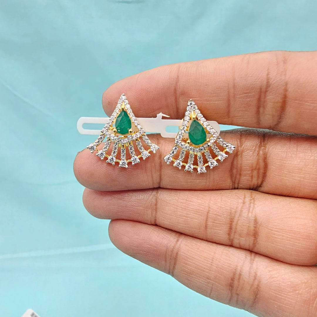 Short CZ necklace set